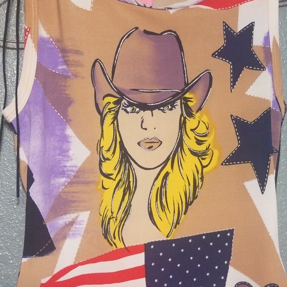 Vintage Country western tank top - Picture 2 of 5